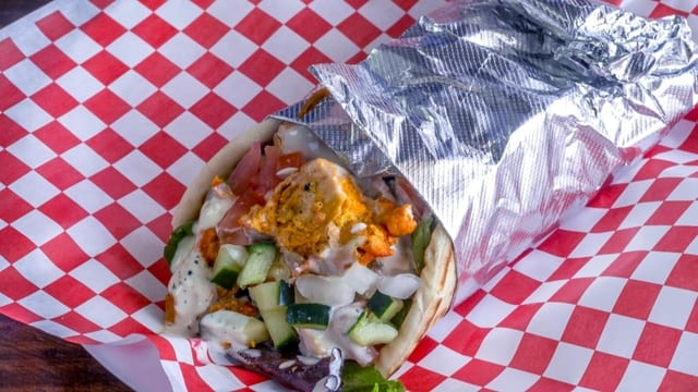 Chicken Pita Wrap.