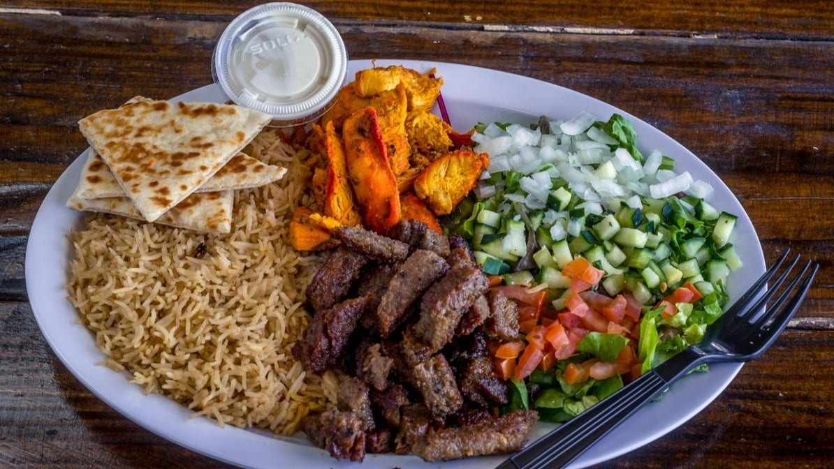 Gyro and Chicken Bowl.