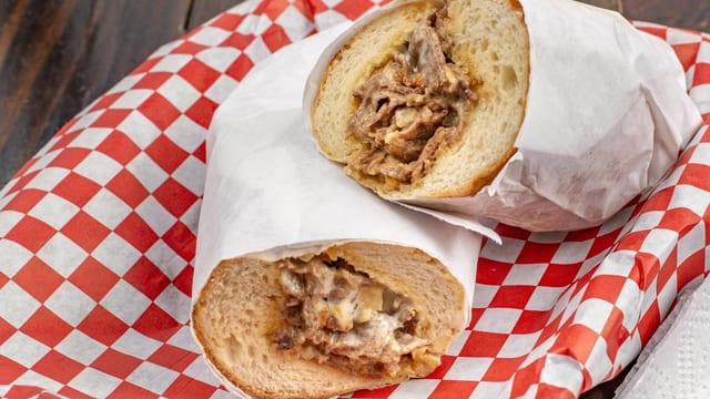 Philly Cheesesteak Sandwich.
