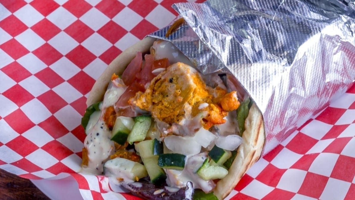 Chicken Pita Wrap.