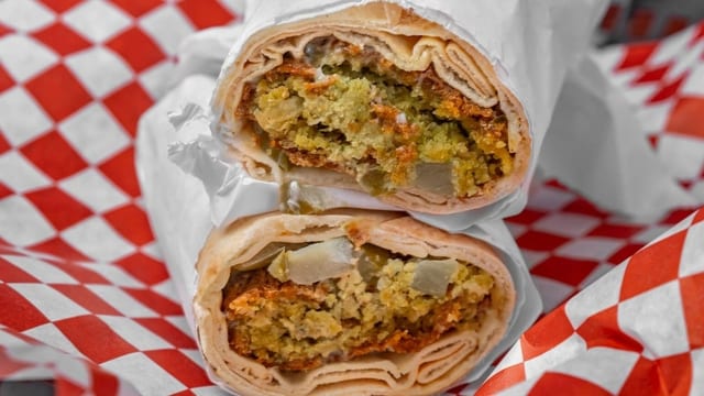 Falafel Shawarma.
