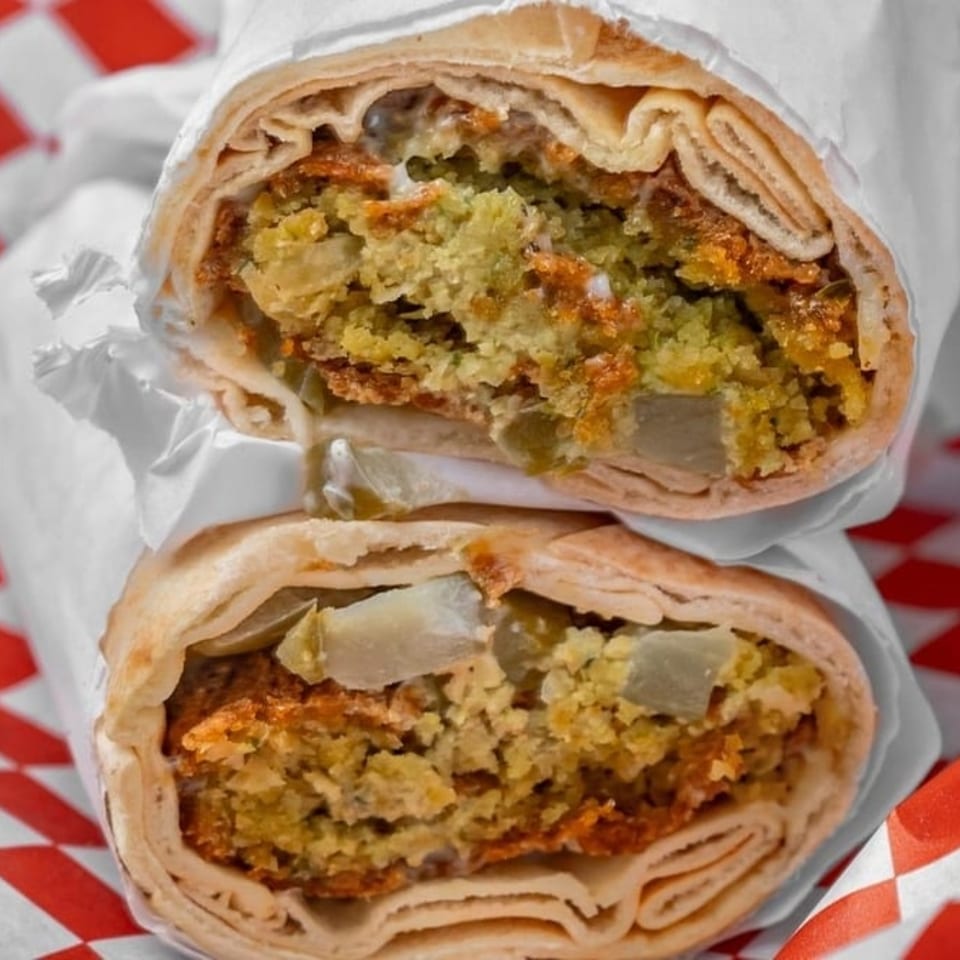 Delicious Falafel Shawarma